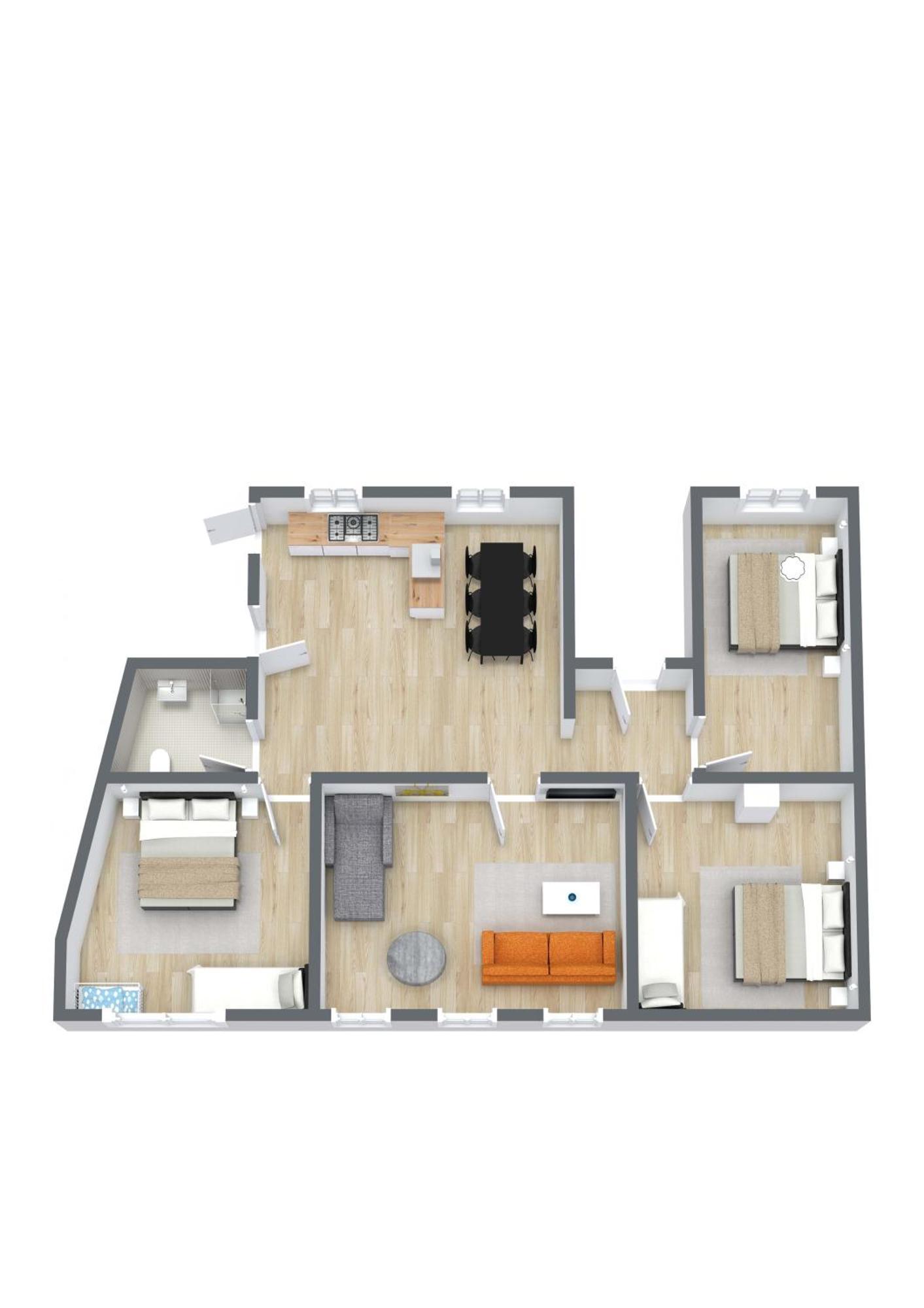 Large Apartment In Central Copenhagen By Tivoli Gardens Chambre photo